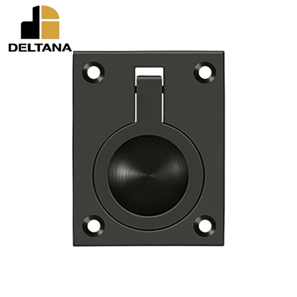 Deltana - Flush Ring Pull - 2-1/2" x 1-7/8" - Optional Finish