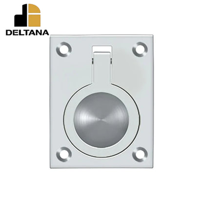 Deltana - Flush Ring Pull - 2-1/2" x 1-7/8" - Optional Finish