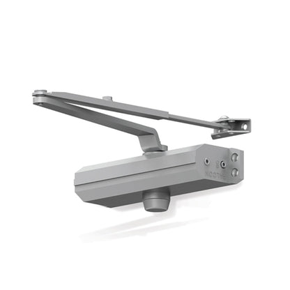 Falcon - SC61A-RwPA-AL-SLIM - PA Bracket - Light-Medium Duty Closer - SLIM Cover - Aluminum