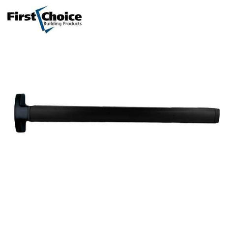 First Choice - 3792 - Rim Device - 36"- 42"- 48" - Cylinder Prep Kit without Key Cylinder - Black Anodized Finish - Grade 1 - UHS Hardware