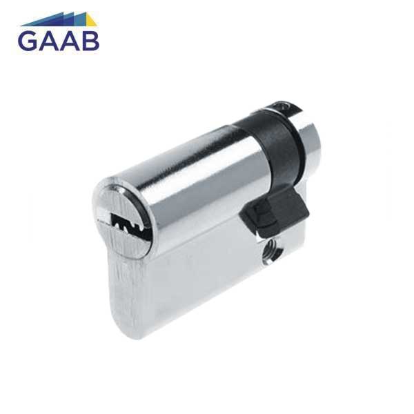 GAAB - I292-04- Profile Cylinder - Single Sided - Satin Chrome - (High Security) (46mm) - UHS Hardware