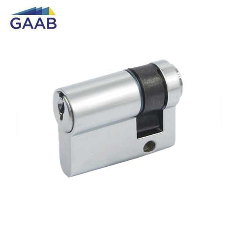 GAAB - I292-29 - Profile Cylinder - Single Sided - Satin Chrome - (Yale R6) (46mm) - UHS Hardware