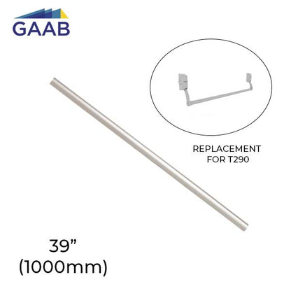 GAAB - T005-04 - Crossbar Tube - 39" (1000mm) - Satin Chrome (Tube Only) - UHS Hardware