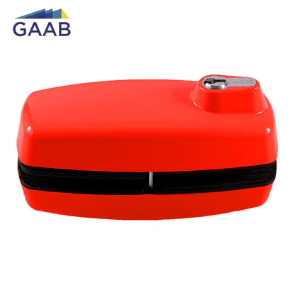 GAAB - T180  - Tempered Frameless Glass Door Lock  - Reversible - 10 -12mm Doors - Red - UHS Hardware