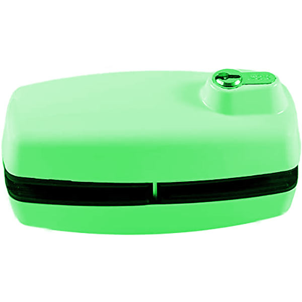 GAAB - T180  - Tempered Frameless Glass Door Lock  - Reversible - 10 -12mm Doors - Green - UHS Hardware