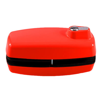 GAAB - T180  - Tempered Frameless Glass Door Lock  - Reversible - 10 -12mm Doors - Red - UHS Hardware