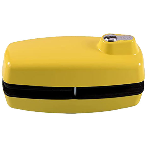 GAAB - T180  - Tempered Frameless Glass Door Lock  - Reversible - 10 -12mm Doors - Yellow - UHS Hardware