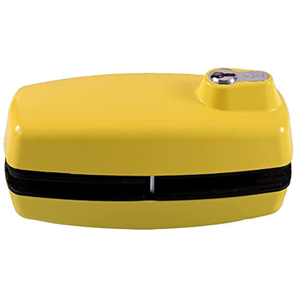 GAAB - T180  - Tempered Frameless Glass Door Lock  - Reversible - 10 -12mm Doors - Yellow - UHS Hardware