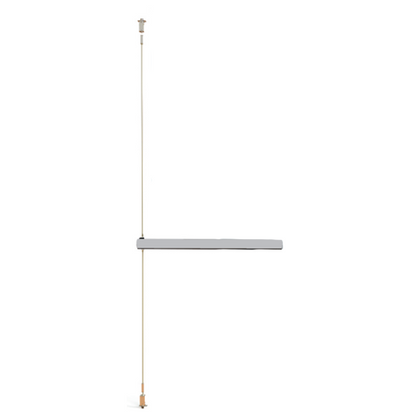 GAAB - T352-04 - Concealed Vertical Rod Exit Device - 2 Point Latch - Modular and Reversible - Up to 48" Doors -  Satin Chrome - UHS Hardware