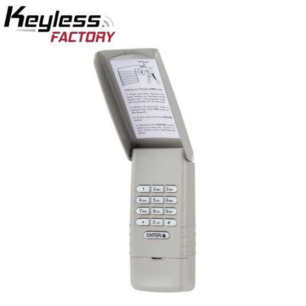 Keyless Factory - Garage Door Keypad - Keyless Entry - 9V - 315Mhz/390Mhz - UHS Hardware