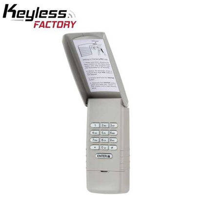 Keyless Factory - Garage Door Keypad - Keyless Entry - 9V - 315Mhz/390Mhz - UHS Hardware