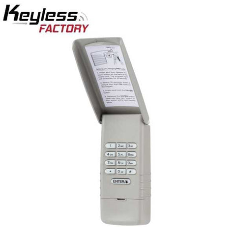 Keyless Factory - Garage Door Keypad - Keyless Entry - 9V - 315Mhz/390Mhz - UHS Hardware