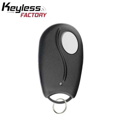 KeylessFactory - Garage Door Keychain Remote - 1 Button - Replacement - 318 MHZ - 125 KHZ- 3V - UHS Hardware