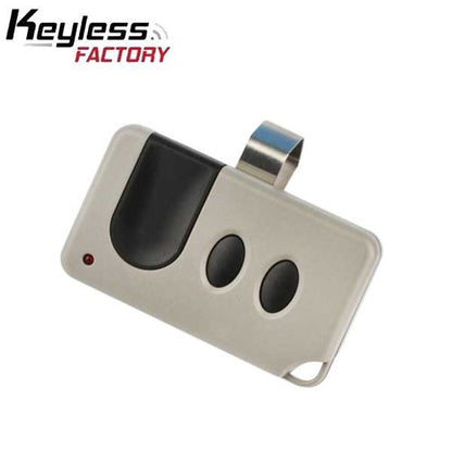Keyless Factory - Garage Door Remote - Replacement - Optional Learn Button - UHS Hardware