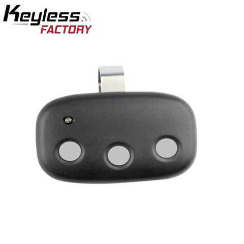 KeylessFactory - Garage Door Remote - 3 Button - Replacement - 318 MHZ - UHS Hardware
