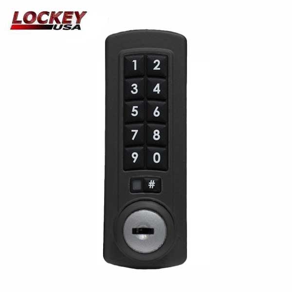 Lockey - GE370 - Gemini Electronic Keypad - Combination Cabinet Lock - Optional Finish - Vertical - UHS Hardware