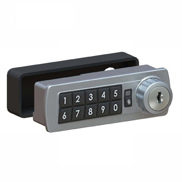 Lockey - GE370 - Gemini Electronic Keypad - Combination Cabinet Lock - Silver - Right - UHS Hardware