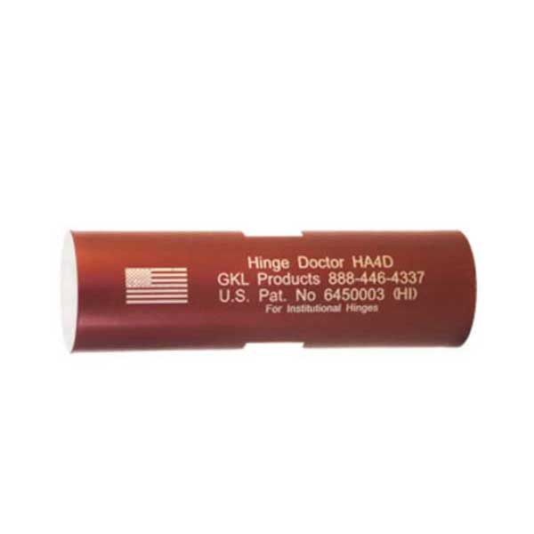 GKL - Prison & Spring Hinge Doctor - 5" - Red - UHS Hardware