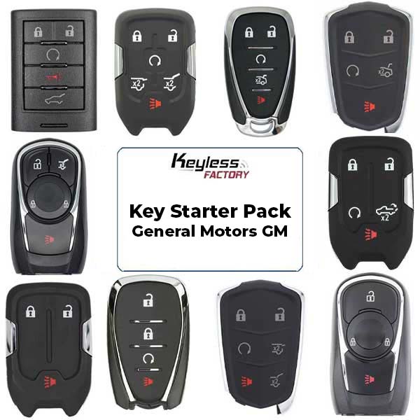 General Motors GM Keys - Complete Starter Pack (ALL YEARS - AFTERMARKE ...