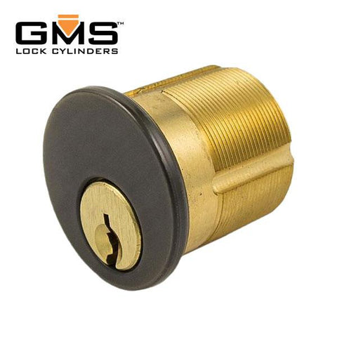 GMS Mortise Cylinder - 1-1/2"- 5-Pin -  US10B -  Oil Rubbed Bronze - UHS Hardware