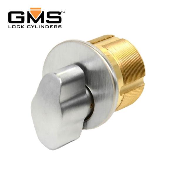 GMS Thumb-Turn Mortise Cylinder - 1" - US26D - Satin Chrome - UHS Hardware