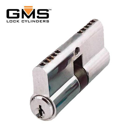 GMS Profile Cylinder - Double Sided - SC1 - US26D - Satin Chrome - UHS Hardware