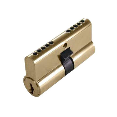 GMS Profile Cylinder - Double-Sided - SC1 - US3 - Polished Brass - UHS Hardware
