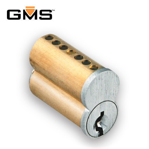 GMS - SFIC- Small Format Interchangeable Core - 6 Pin - Uncombinated (No Pins) - Keyway (Best A to R) - Satin Chrome - UHS Hardware