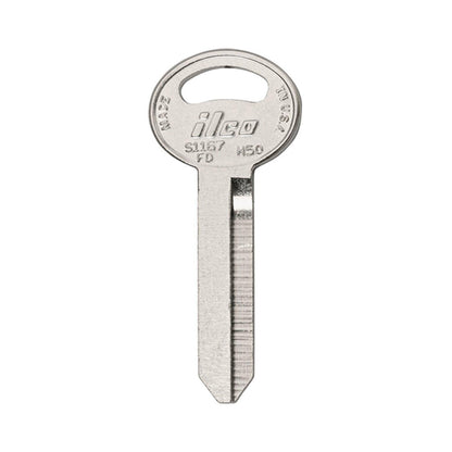 Ilco - 00114 - H50 Key Blank - Ford - Nickel Plated