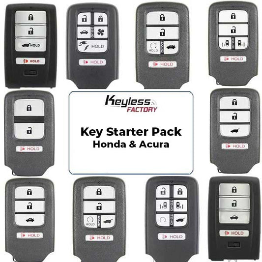 Honda / Acura Keys - Complete Starter Pack (AFTERMARKET) - UHS Hardware
