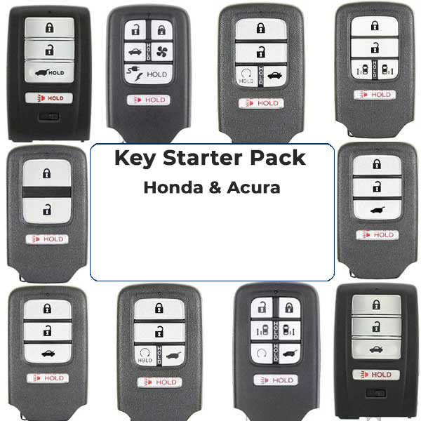 Honda / Acura Keys - Complete Starter Pack - UHS Hardware