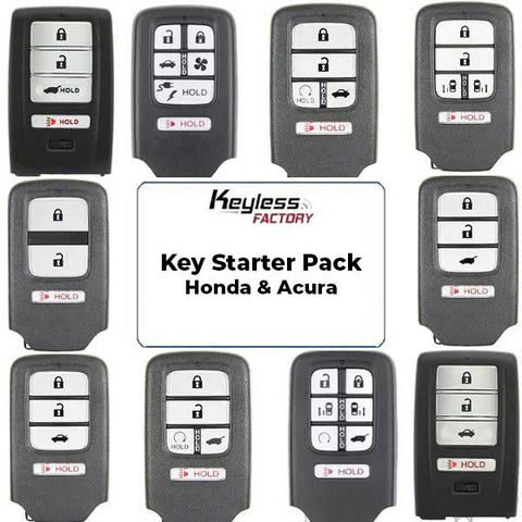 Honda / Acura Keys - Complete Starter Pack (AFTERMARKET) - UHS Hardware