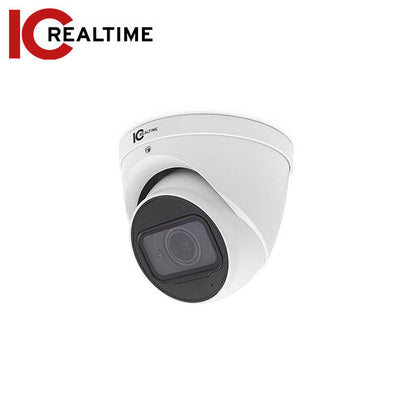 IC Realtime - HDMX-E50V-IR-DPM1 / 5MP 16:9 HD-AVS Indoor/Outdoor Mid Size Eyeball Dome / Varifocal 2.7-13.5mm Motorized Lens (113° - 31°) / 197 Feet Smart IR