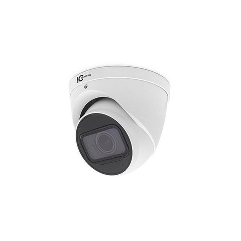 IC Realtime - HDMX-E50V-IR-DPM1 / 5MP 16:9 HD-AVS Indoor/Outdoor Mid Size Eyeball Dome / Varifocal 2.7-13.5mm Motorized Lens (113° - 31°) / 197 Feet Smart IR