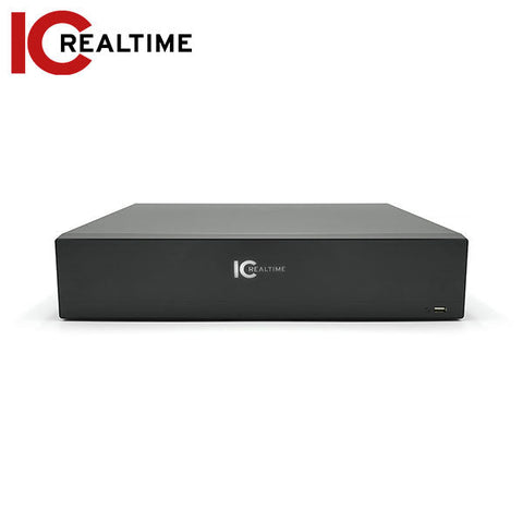 IC Realtime - HDVR-EL1616-2U4K-AI1 / 16Ch Coax + 16 IP / Rack-Mount Pentabrid / 80TB Max (Starting At 4TB HDD), 4K/12MP (Coax/IP) Support, 128Mbps Bandwidth