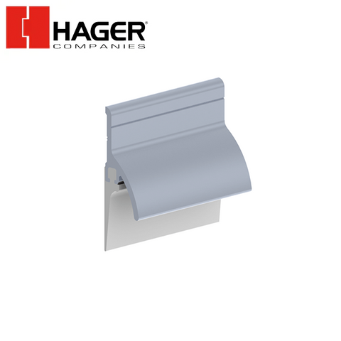 Hager - 770S - 36" Overhead Rain Drip Guard - Weatherstrip - Mill Finish Aluminum - UHS Hardware
