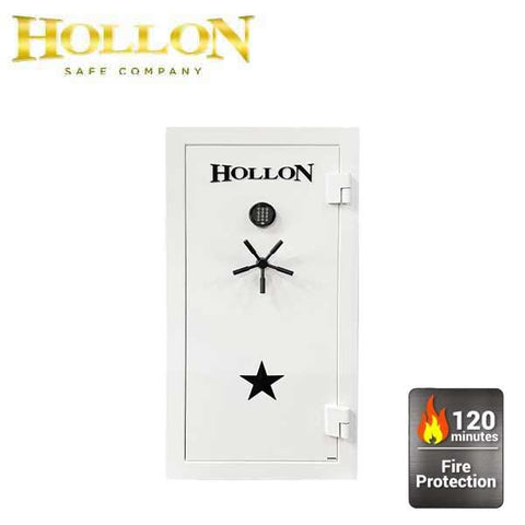 Hollon - RG22 - Republic Gun Safe Series - 22 Long Gun Capacity - White - Fire Rated - UHS Hardware
