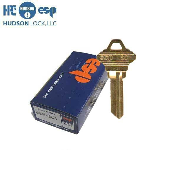 HPC - ESP SC1 Metal Key Blanks (BOX OF 250) - UHS Hardware