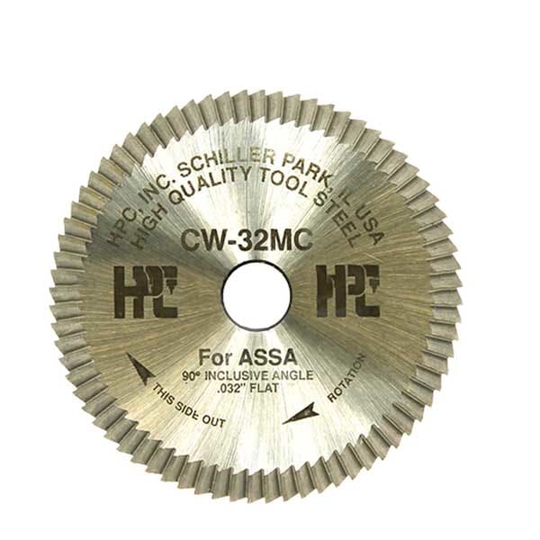 HPC - CW-32MC - ASSA Twin Cylinder Cutter - 90º - for HPC Key Machines ...
