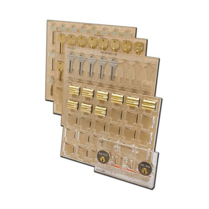 Ilco - EIP-Holder-2 - Engrave-It - Specialty Holder of Tradition "Flat Face" 7-Pin "Best" SFIC Cores - Sides - Holds 30 - for Engrave-It Pro Machine