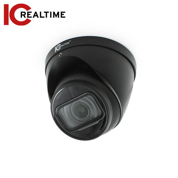 IC Realtime - ICR-300H4-V2 / 2MP HD-AVS Indoor/Outdoor Mid Size Eyeball Dome Camera / 2.7-13.5mm Optical Lens (108.7 - 28.7 AOV) / 197 ft / Smart IR 12VDC / Built-In Mic