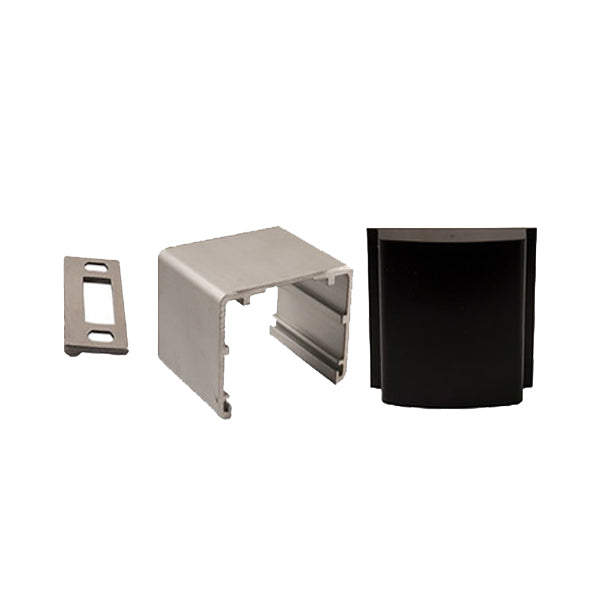 Detex - DTX-NSK-628 - Narrow Stile Door Kit - Value Series - 2" Stile Converter - 628 - Satin Aluminum - UHS Hardware
