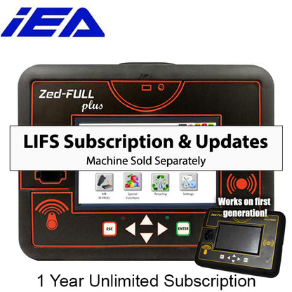Unlimited LIFS Subscription 1 Month - 24 Months for IEA Zed Full - VAG CANBUS / VAG K-LINE / VAG UDS OBD - ( Machine Sold Separately )