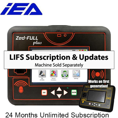 Unlimited LIFS Subscription 1 Month - 24 Months for IEA Zed Full - VAG CANBUS / VAG K-LINE / VAG UDS OBD - ( Machine Sold Separately )