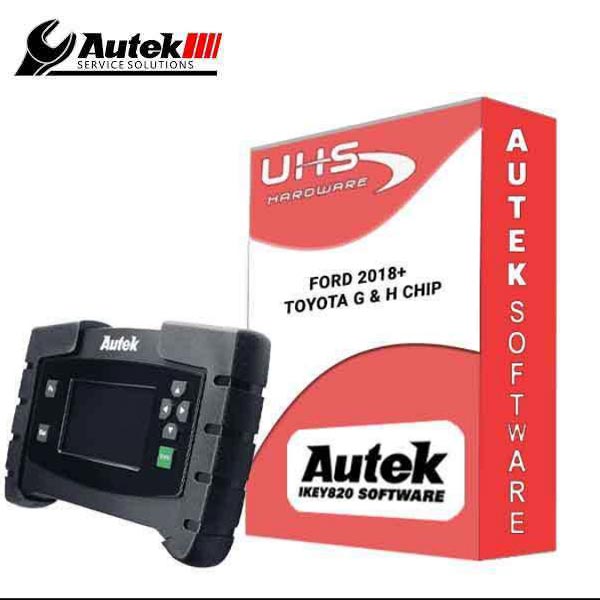 Autek - IKEY820 - Ford 2018+  & Toyota G / H Chip  Software - UHS Hardware