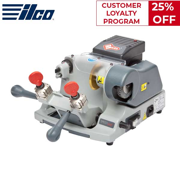 ILCO - Silca Speed 045 - Manual Edge Cut Key Duplicator - 120V (Loyalty Program) - UHS Hardware