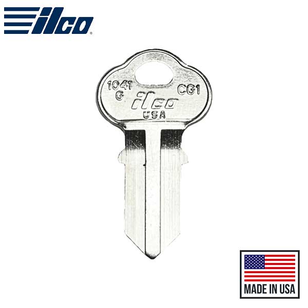 1041G-CG1 CHICAGO Key Blank -  ILCO - UHS Hardware