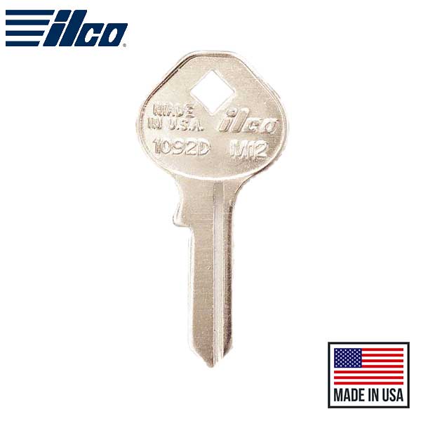 1092D-M12 MASTERLOCK Key Blank -  ILCO - UHS Hardware
