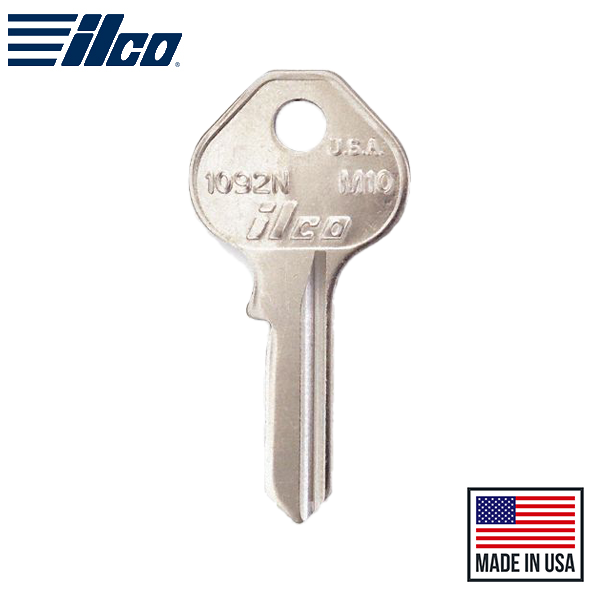 1092N-M10 MASTERLOCK Key Blank - ILCO - UHS Hardware