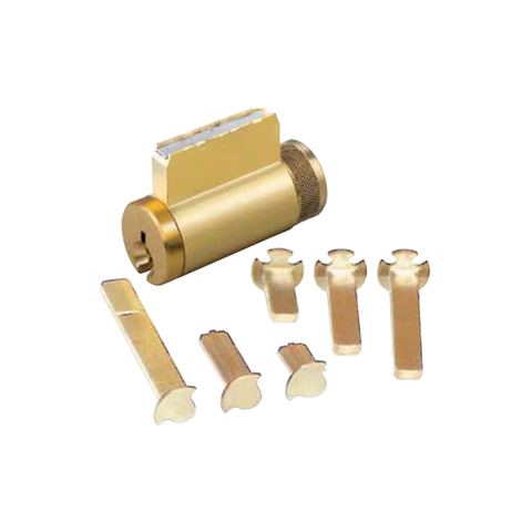 ILCO - 15995 - Key-In-Knob Cylinder - Zero Bitted -  Schlage C - 04 - Satin Brass - Grade 1 - UHS Hardware